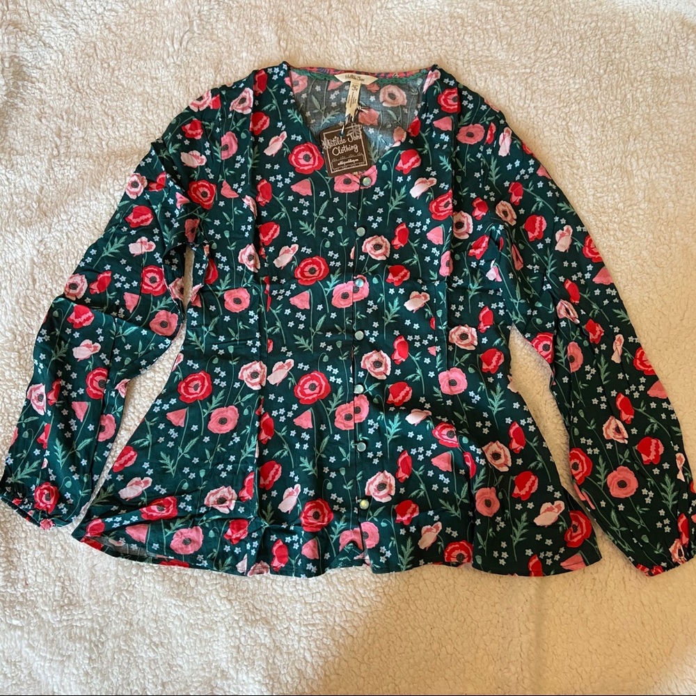 NWT Matilda Jane Yesteryear Top Sz M